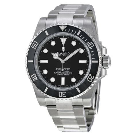 rolex submariner automatic black watch